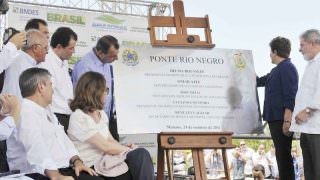 Braga e Omar se acusam: houve irregularidades na construção da Ponte Rio Negro