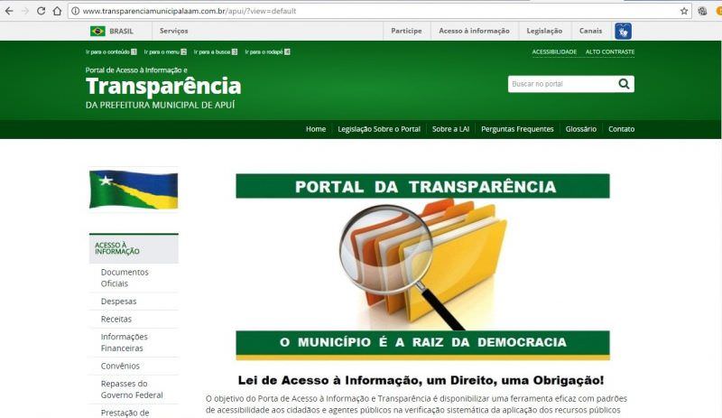 MPC recomenda que prefeituras do AM ajustem Portais da Transparência