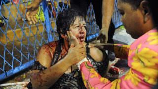 É grave o estado de saúde de vítima de acidente na Marquês de Sapucaí