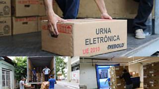 Mais de 7 mil urnas eletrônicas estão sendo distribuídas no Amazonas