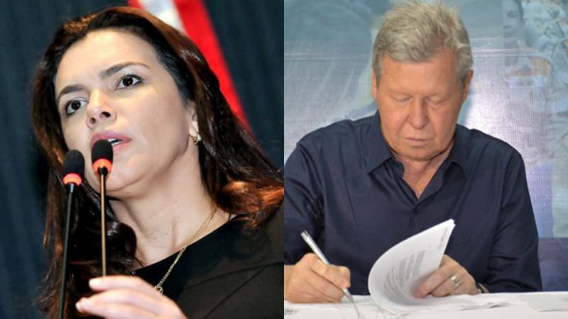 "Artur tem que parar de escrever carta e trabalhar", dispara Alessandra Campêlo