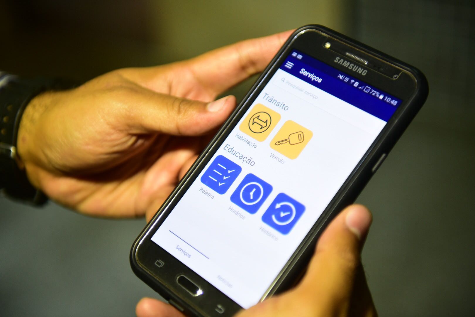 Aplicativo do Governo do Amazonas oferece serviços via celular