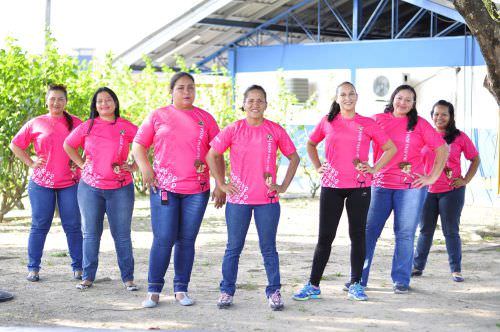 Veteranas do jiu-jitsu realizam evento de conscientização ao ‘Outubro Rosa’
