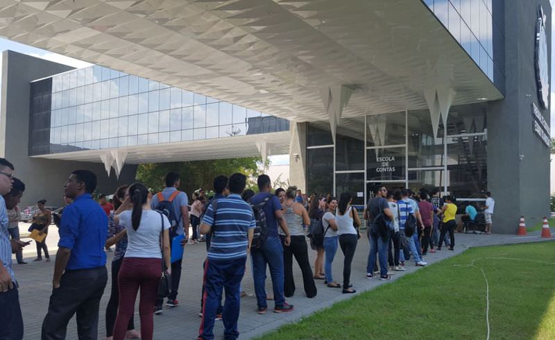 Oportunidade de estágio atraiu milhares de estudantes