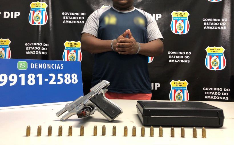 Pastor é detido com com arma e munições na Compensa
