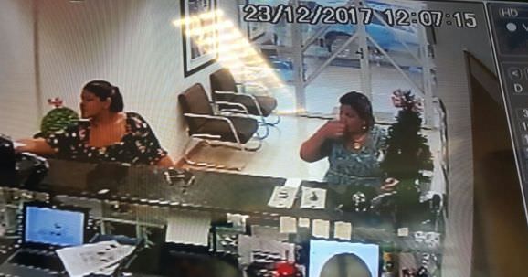 Edilene, na empresa Paraguardar (Foto: Divulgação/PF) Pedido de prisão de mulher de Melo se deu após intimidação de testemunhas, diz MPF