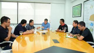 Servidores da Saúde fazem manifestação e são recebidos por vice-governador