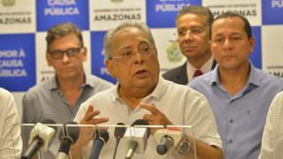Em clima de campanha, Amazonino reúne prefeitos e propõe ‘pacto’
