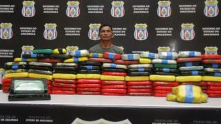 Marinheiro é preso com cocaína avaliada em R$1,5 milhão