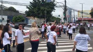 Manifestação recebeu o nome de 'Grito de Justiça pela Maria'