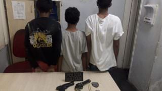 Três menores são presos após assaltos na Zona Norte