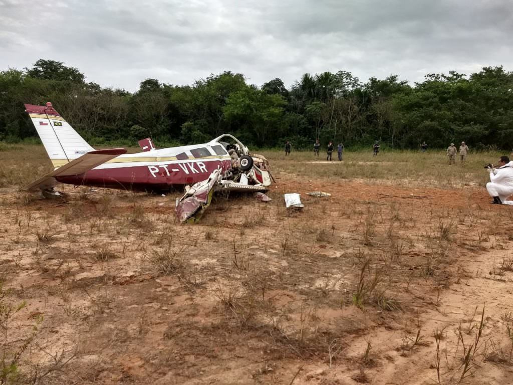Avião caiu nas proximidades do Aeroclube