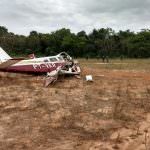 Avião caiu nas proximidades do Aeroclube