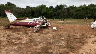 Avião caiu nas proximidades do Aeroclube