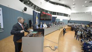 Arthur usa abertura dos trabalhos da Câmara para fazer discurso de campanha