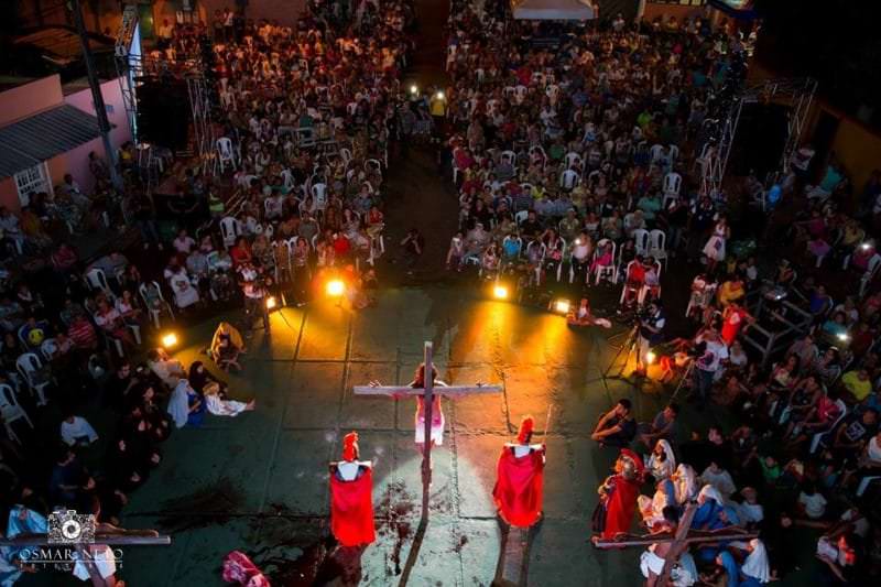 Espetáculo Teatral Saga do Calvário marca a Semana Santa no bairro Japiim