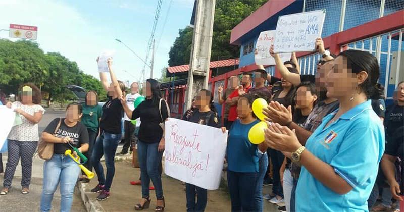 Em Manaus, 117 escolas paralisam atividades nesta segunda