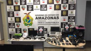 Presa quadrilha suspeita de roubar casas em Manaus