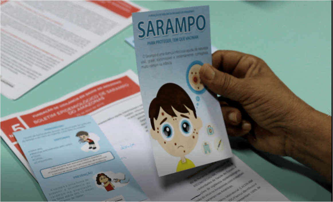 FVS alerta população sobre os casos de sarampo no AM