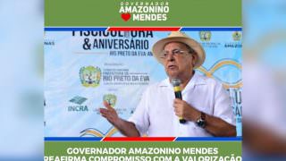 Equipe de Amazonino usa ações do governo para divulgar número de campanha