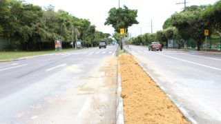 Retornos na avenida Coronel Teixeira são fechados pela prefeitura