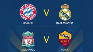 Semifinais definidas: Real encara Bayern e Liverpool joga com a Roma