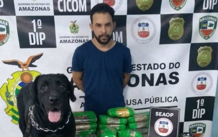 Homem é preso com 25 quilos de drogas no porto de Manaus