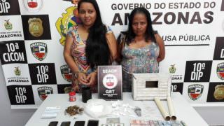 Mulheres são presas por envolvimento com o tráfico de drogas no Alvorada