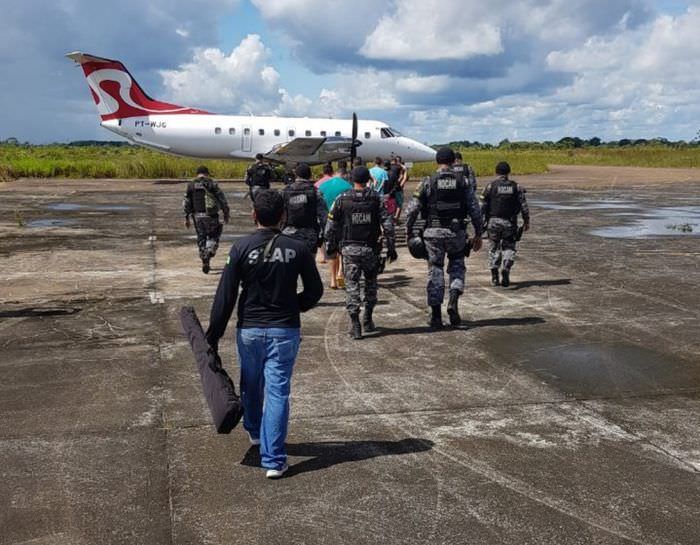 Nove presos de Humaitá são transferidos para Manaus
