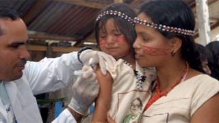 Campanha de vacinação quer imunizar 115 mil índios em todo o país