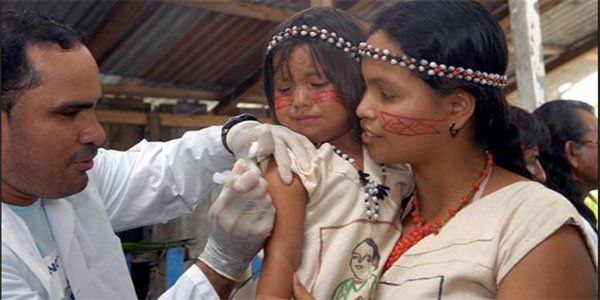 Campanha de vacinação quer imunizar 115 mil índios em todo o país
