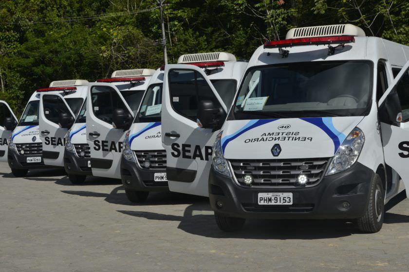 Seap adquiriu veículos e equipamentos com recursos oriundos do Fundo Penitenciário Nacional.