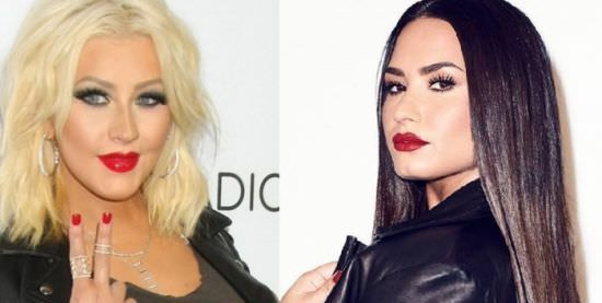 Christina Aguilera lança parceria com Demi Lovato; ouça ‘Fall in line’