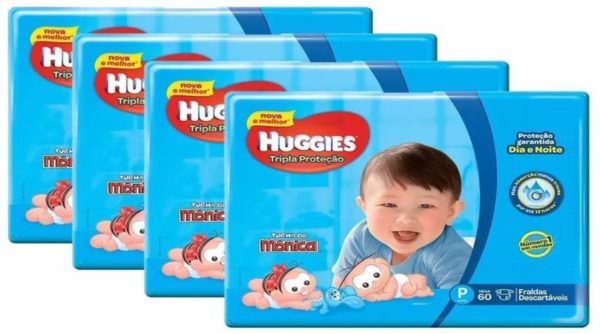 Anvisa suspende venda de fraldas da marca Huggies Turma da Mônica