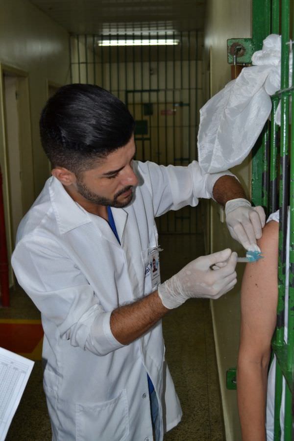 População prisional da capital é imunizada contra gripe