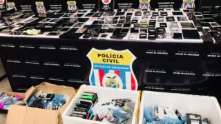 Celulares recuperados durante operação 'Cavalo de Aço' serão devolvidos