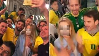 Tenente da PM é um dos homens que assediou mulher na Rússia