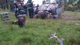 Em Manaus, homem morre após capotar veículo na Torquato Tapajós