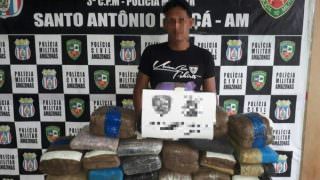 Homem é preso com 23 kg de drogas no interior do AM