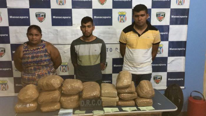 Traficantes são presos com maconha avaliada em R$ 100 mil
