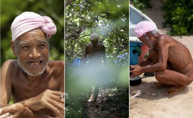 Homem que viveu 30 anos nu em ilha é “capturado” pelo governo