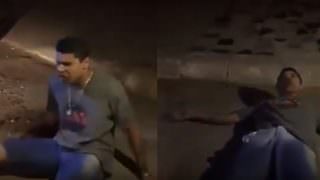 Homem passa mal após engolir drogas para fugir da PM; veja vídeo