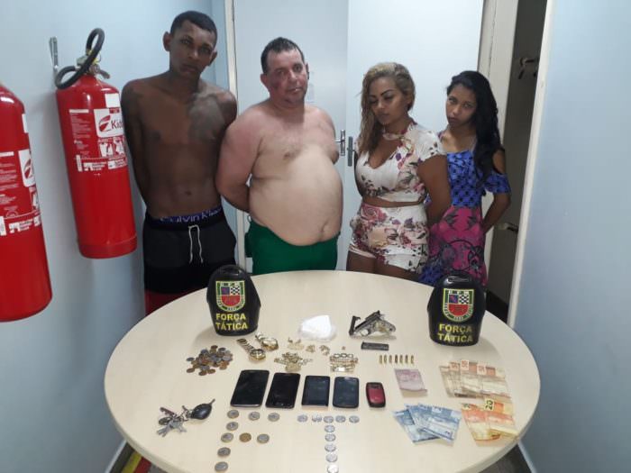 Grupo é preso suspeito de assaltos no Centro de Manaus