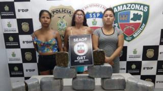 Traficantes são presas com 8 kg de maconha na Compensa