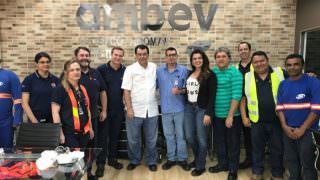 Diretores e funcionários da AmBev agradecem empenho de Eduardo Braga