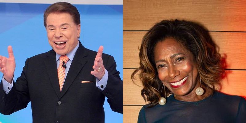 Glória Maria paga caro para conhecer Silvio Santos de perto
