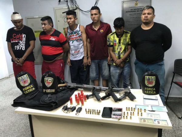 Membros do Comando Vermelho são presos após tiroteio em Manaus