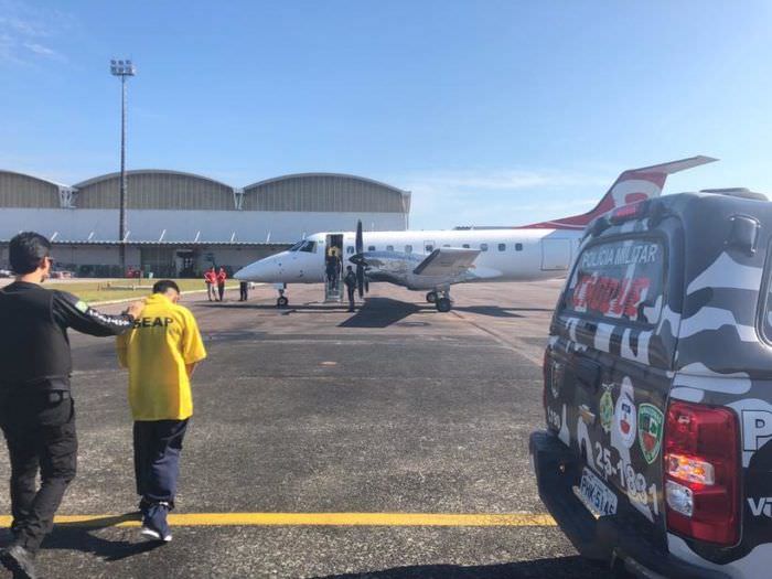 Presos são transferidos do AM para presidio federal, no RN