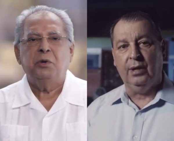 Na TV, Amazonino repete tema ‘amor’; Omar destaca segurança
