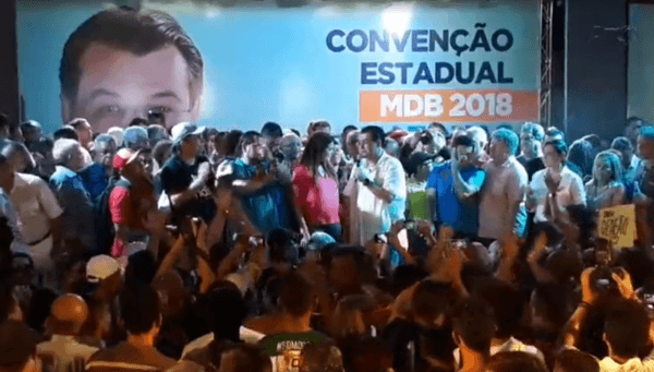 Convenção do MDB lança candidatura de Eduardo Braga ao Senado